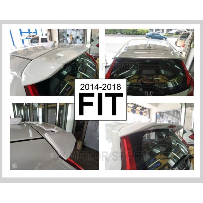 全新實車 HONDA FIT 14 15 16 17 18 年 3代 3.5代 RS版 尾翼 含烤漆