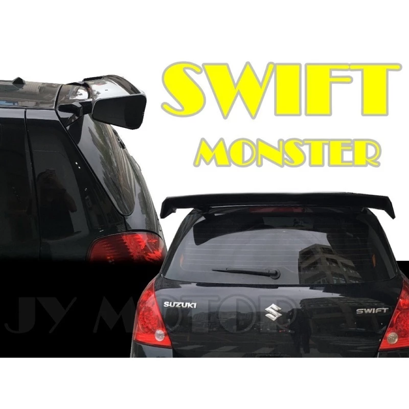 全新 實車 SWIFT 05 06 07 08 09 10 年 MONSTER 飛行 尾翼 擾流板 素材