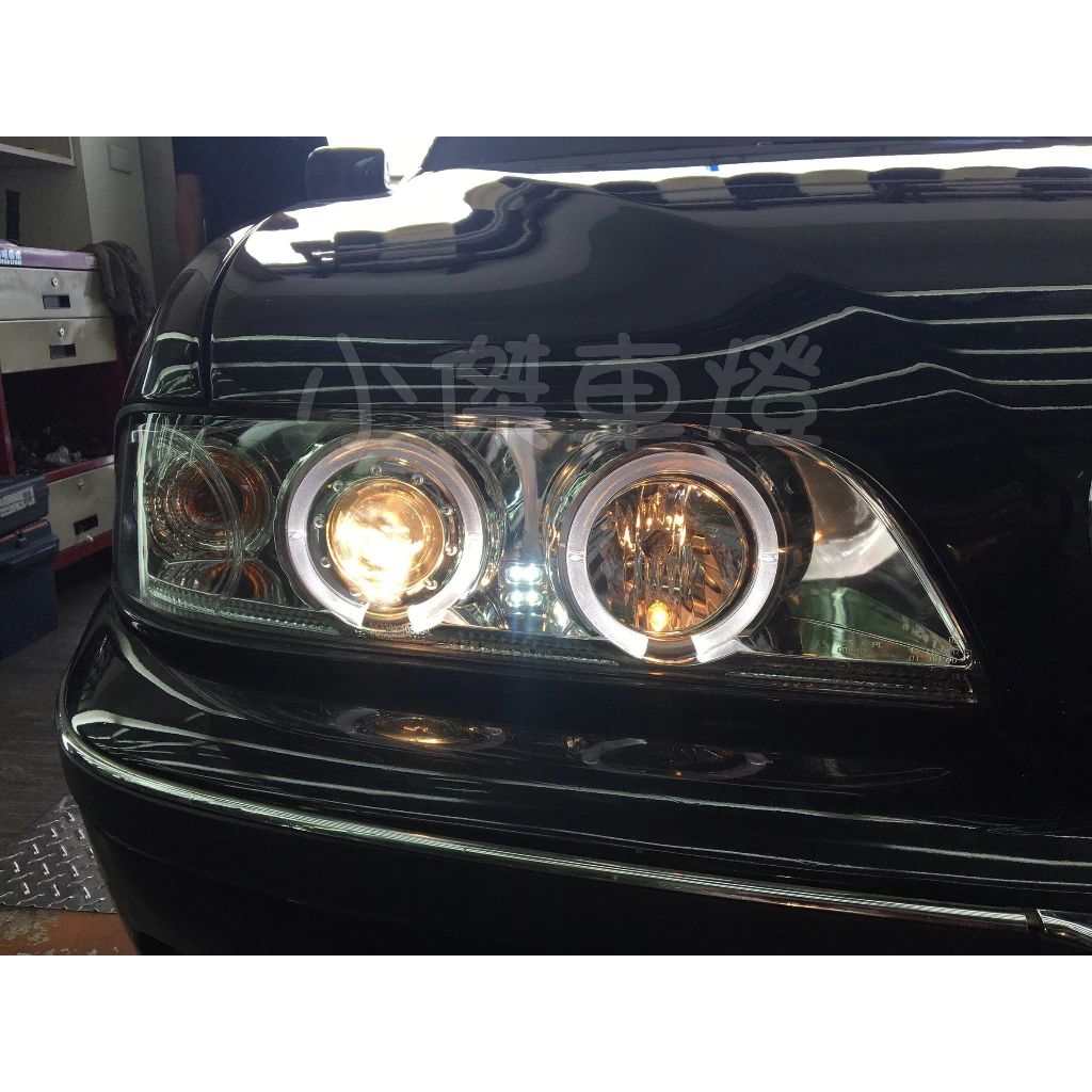 全新 BMW E39 晶鑽 光圈 魚眼 頭燈 大燈 車燈 SONAR製 一組5700