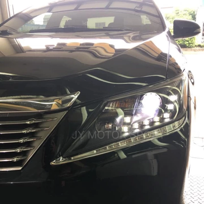 尊榮獨享 camry 2012 2013 camry 7代 晶鑽 黑框類R8 DRL大燈組限量發售
