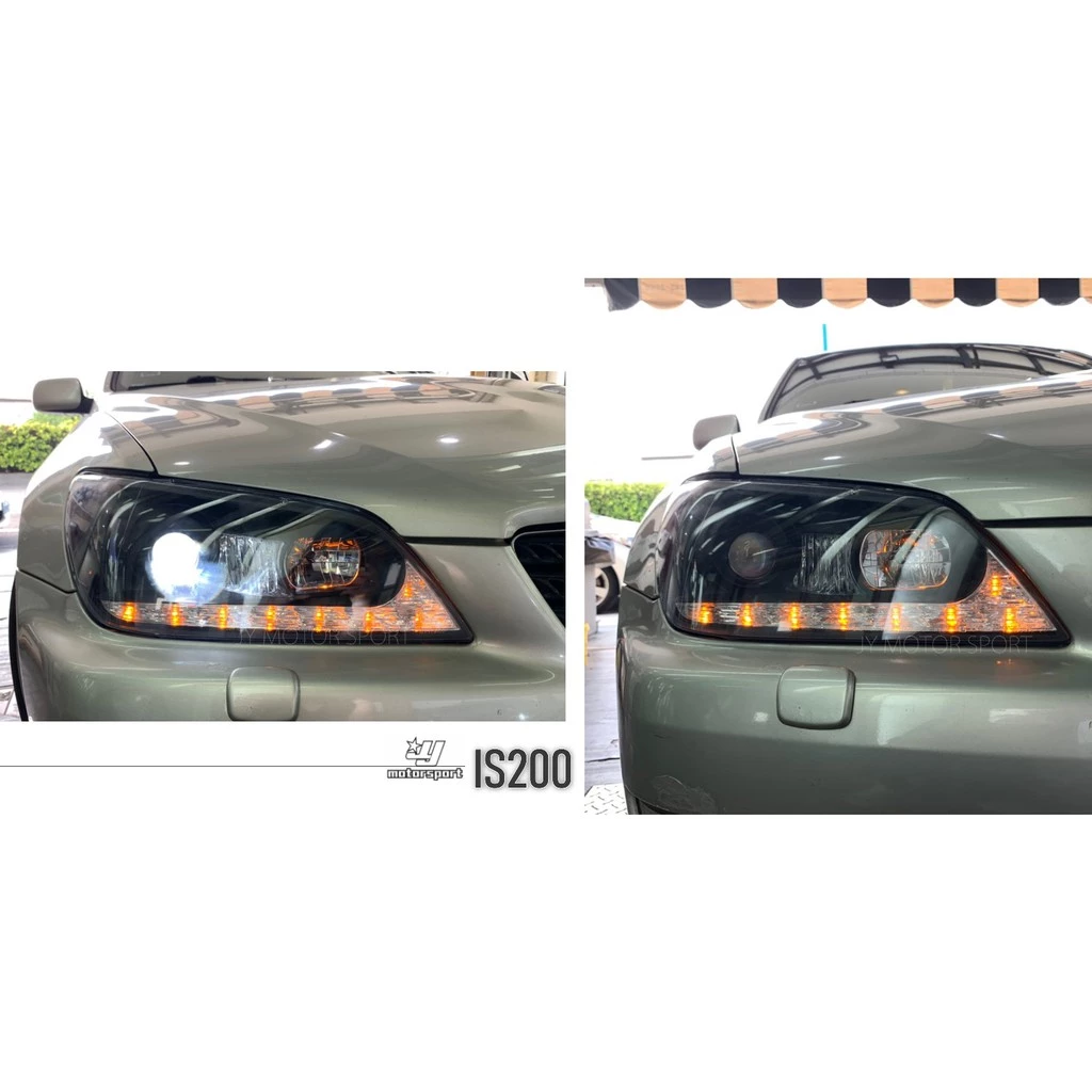 全新 LEXUS IS200 IS300 01 02 03 04 05 黑框 R8 HID版 魚眼 大燈