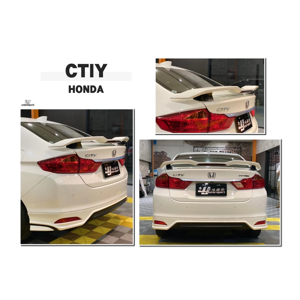 全新 HONDA CITY 2014 14 15 16 17 18 年 泰規版 泰版 尾翼 擾流版 含烤漆