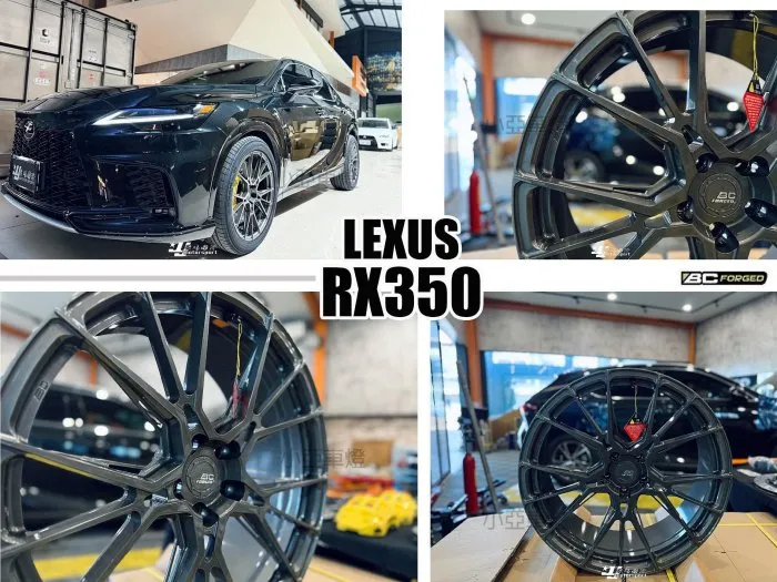 全新 LEXUS RX350 2025 BC FORGED EH184 單片式 亮黑 鍛造鋁圈 21吋 輪框
