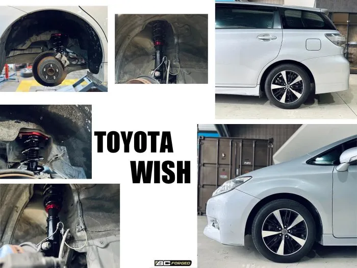 全新 TOYOTA WISH 10 2010- BC V1 避震器 30段阻尼 高低軟硬可調