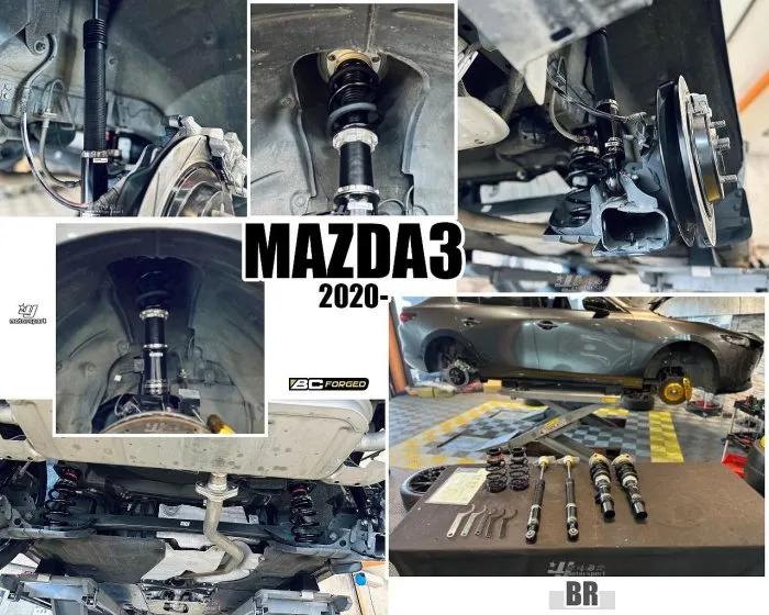 全新 MAZDA3 4代 5D 2020-2024 BC BR 避震器 TYPE 30段阻尼 高低軟硬可調
