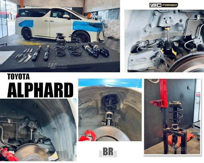 全新 TOYOTA ALPHARD BC BR 避震器 30段阻尼 高低軟硬 可調式