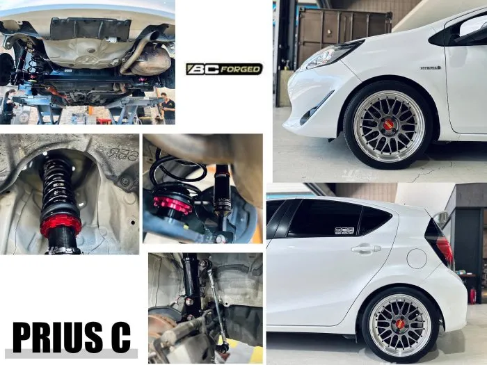 全新 TOYOTA PRIUS C 19 2019- 小改款 BC 避震器 V1 30段阻尼 高低軟硬可調