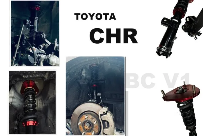 全新 TOYOTA CHR 2017 17年 - BC V1 避震器 30段阻尼 高低軟硬可調 實車