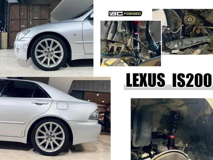 全新 LEXUS IS200 BC V1 避震器 30段阻尼 高低軟硬可調 避震