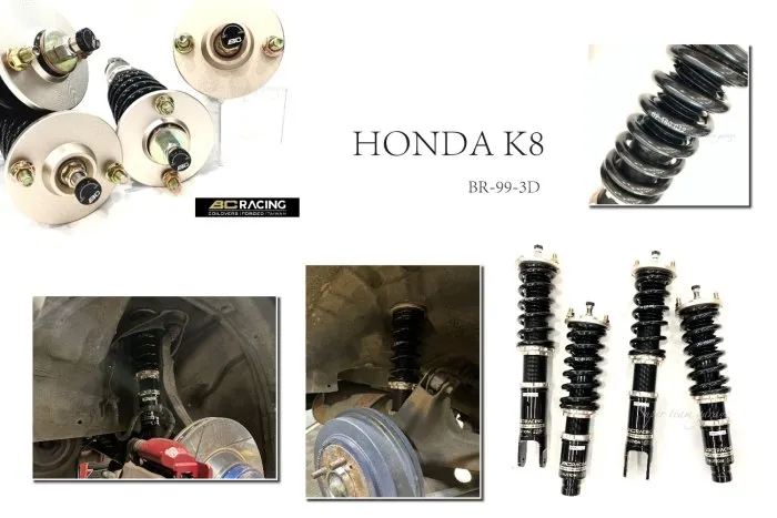 全新 HONDA CIVIC K8 99 3D 3門 BC BR TYPE 30段阻尼 高低軟硬可調 避震器