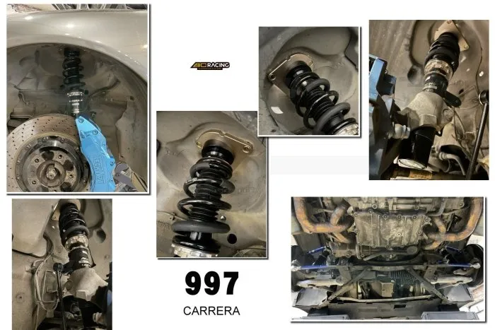 全新 保時捷 997 CARRERA BC 避震器 BR TYPE 30段 高低阻尼可調 避震器總成