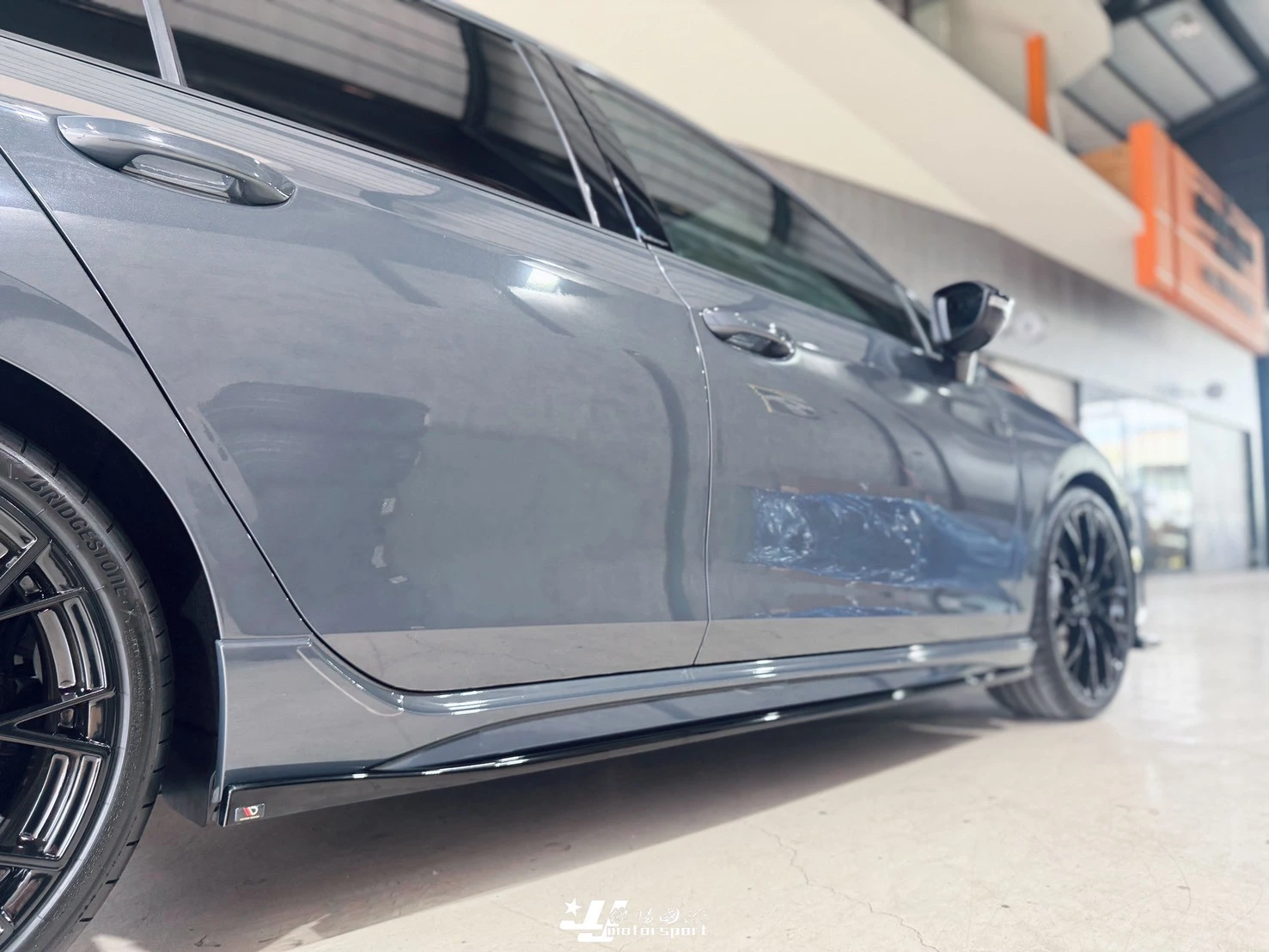全新 福斯 GOLF 8.5 8.5代 R 短版 專用 MD Maxton Design V.2 亮黑 側裙 側群