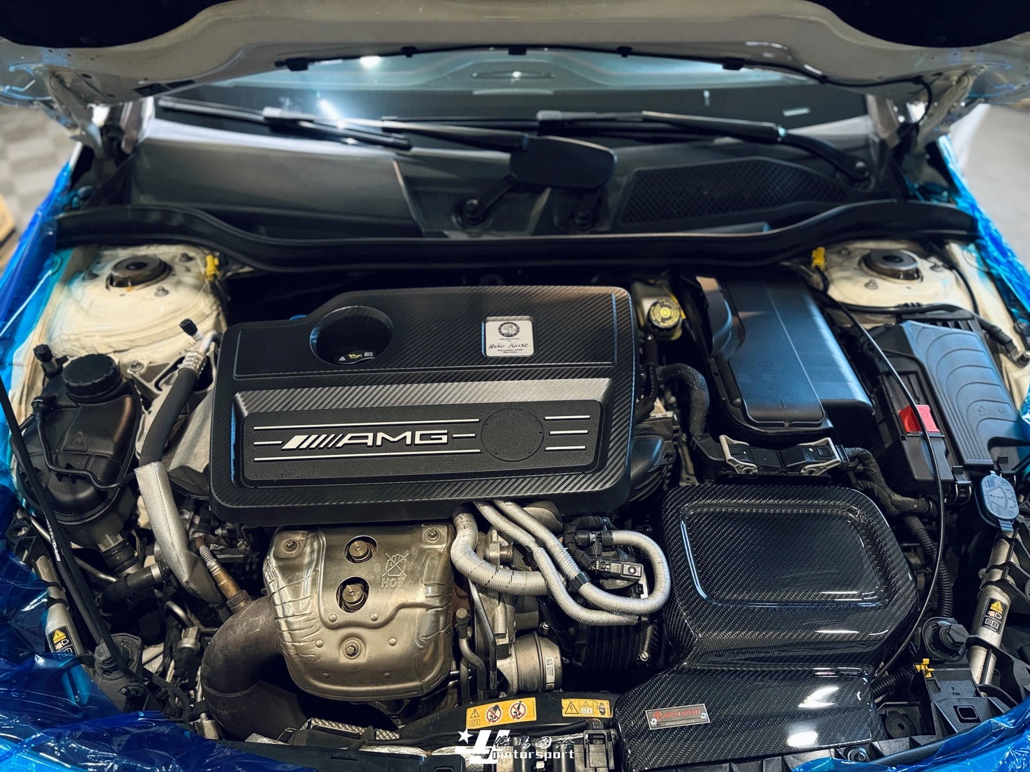 全新 BENZ W117 CLA45 W176 A45 ARMA SPEED 碳纖維 卡夢 進氣套件