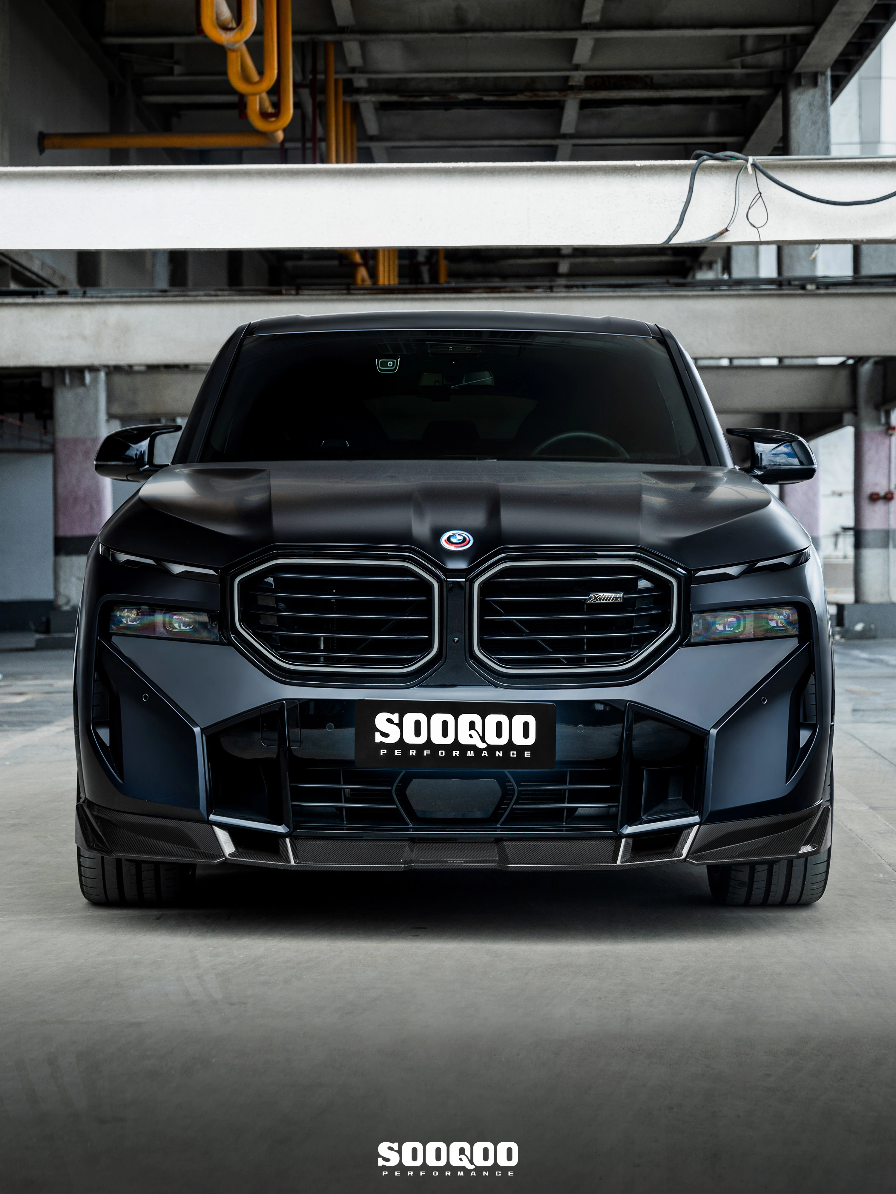 全新 BMW G09 XM SOOQOO SQ 乾式碳纖維 全車套件 前下巴 側裙 後下巴 尾翼