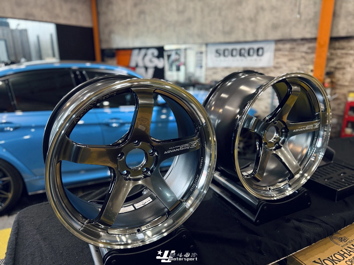 全新 寶馬 BMW F80 M3 M4 升級 升級日本Advan GT 19吋 鍛造 鋁圈 MPB色 輪框