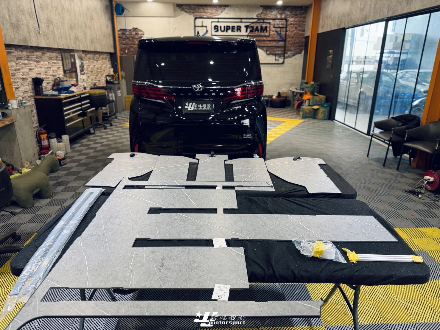 全新 TOYOTA ALPHARD 40系 2024 25 26 霧面 大理石紋路 車內 地毯 地墊 地板