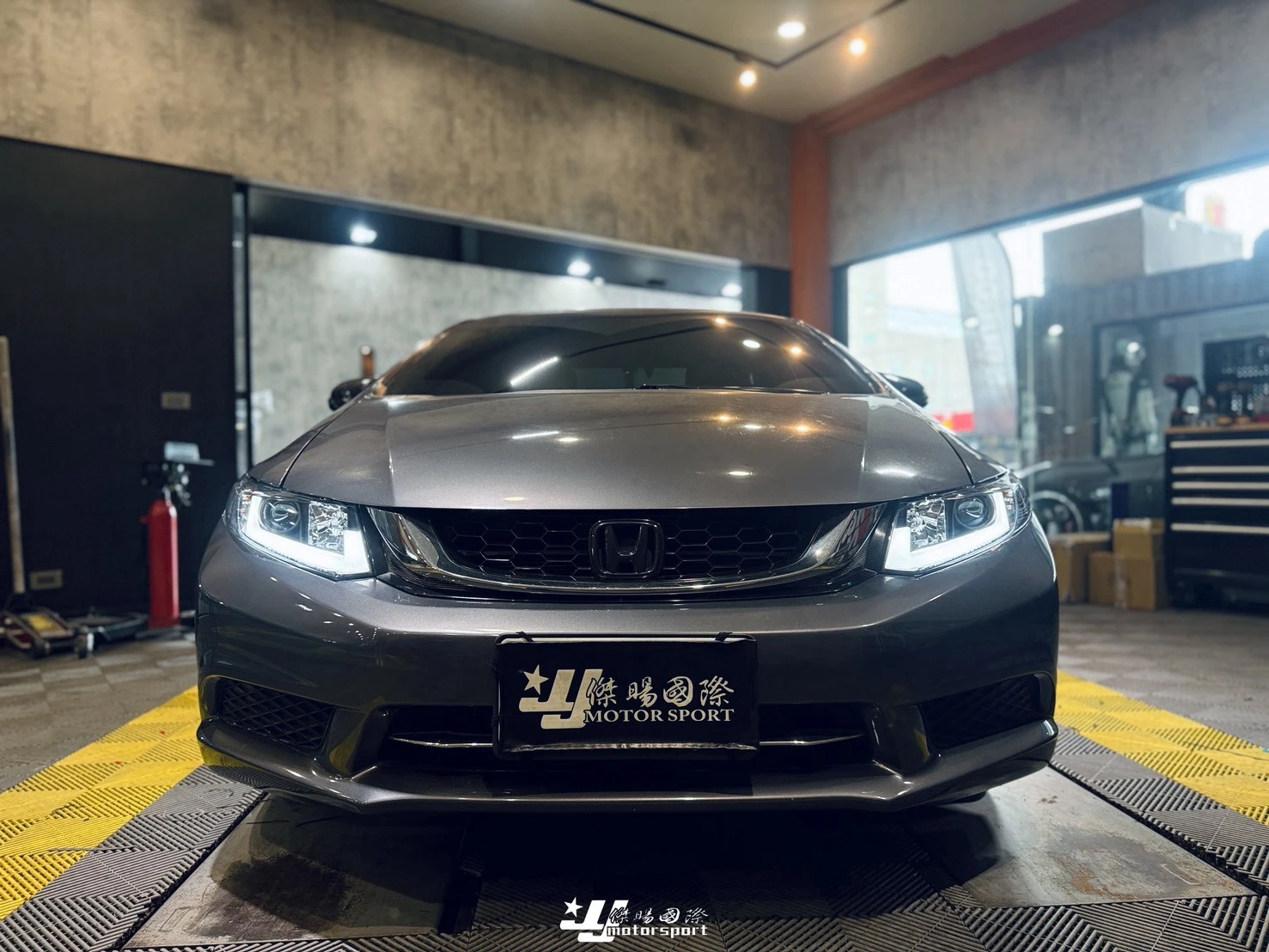 全新 HONDA 喜美九代 CIVIC 9代 2013 2014- CIVIC9 K14 黑框 R8燈眉 魚眼 大燈