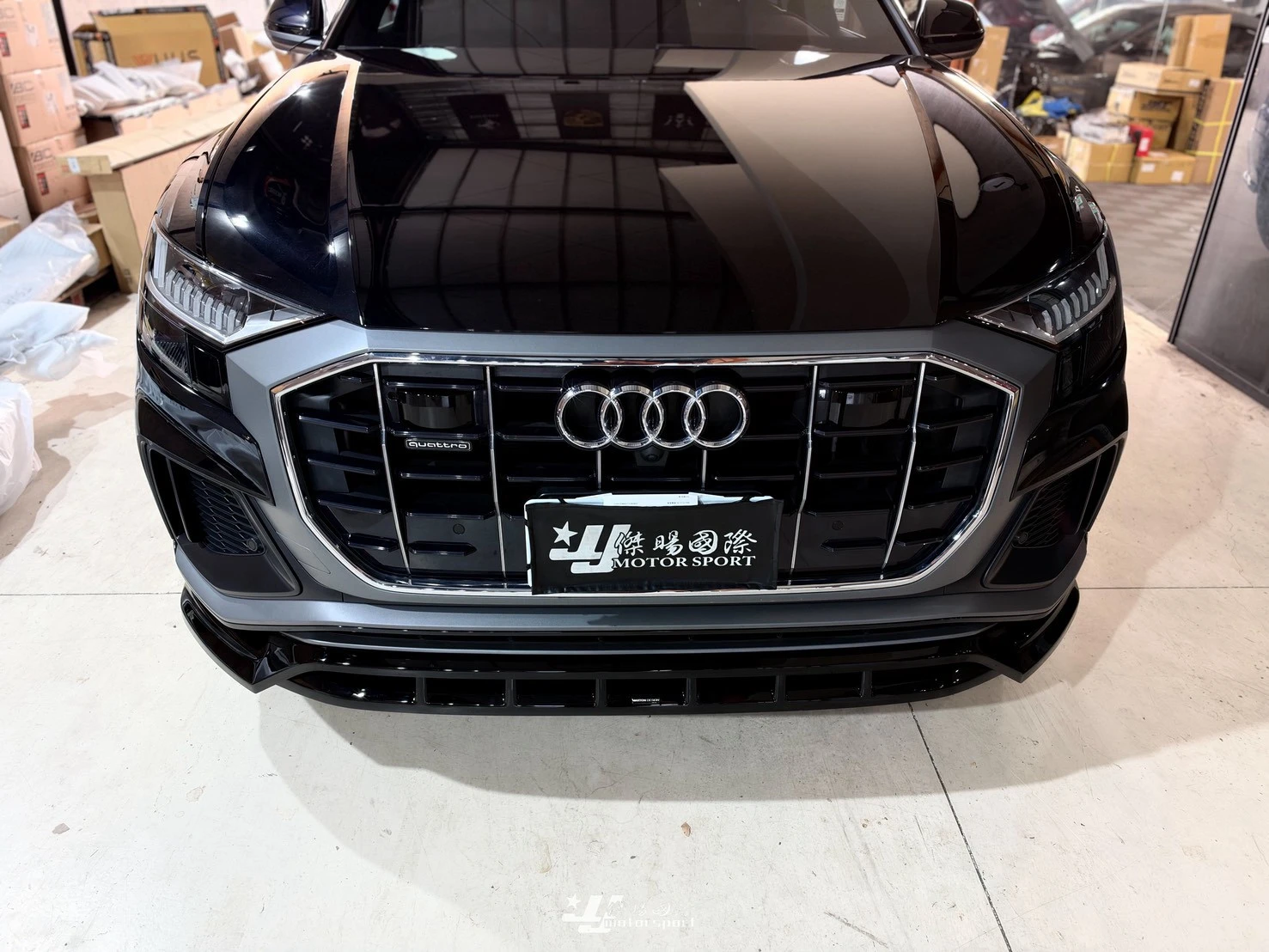 全新 奧迪 AUDI Q8 升級 MaxtonDesign MD前下巴 後下巴 側裙 中尾翼