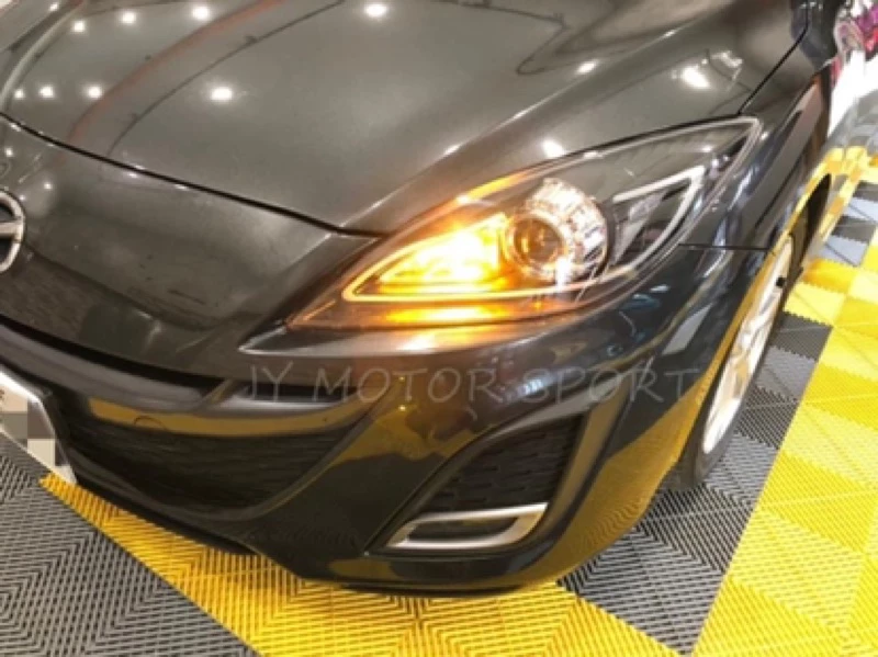 MAZDA3 馬自達3 09 10 11 12 年 黑框 光條 R8款 魚眼 大燈
