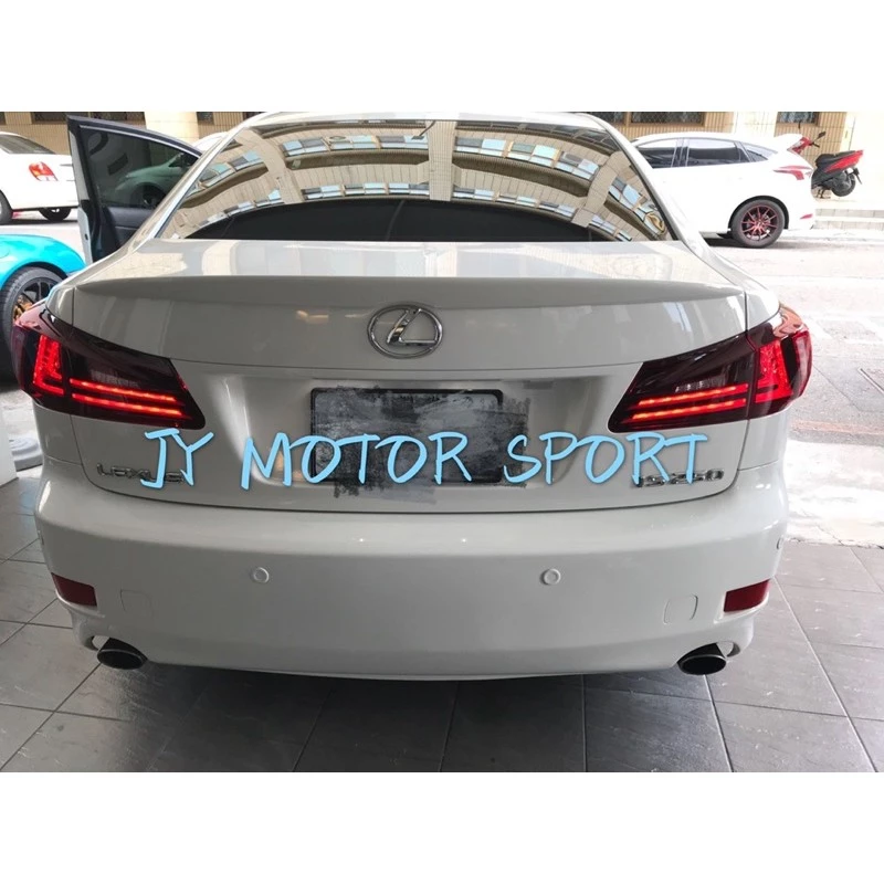 全新 LEXUS IS250 06-11年 紅白 酷炫版 類IS300H 光導式 光柱 全LED 尾燈