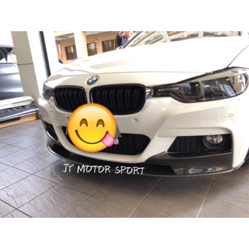 全新 BMW F30 MTECH保桿專用 P版 三片式 卡夢 CARBON 前下巴