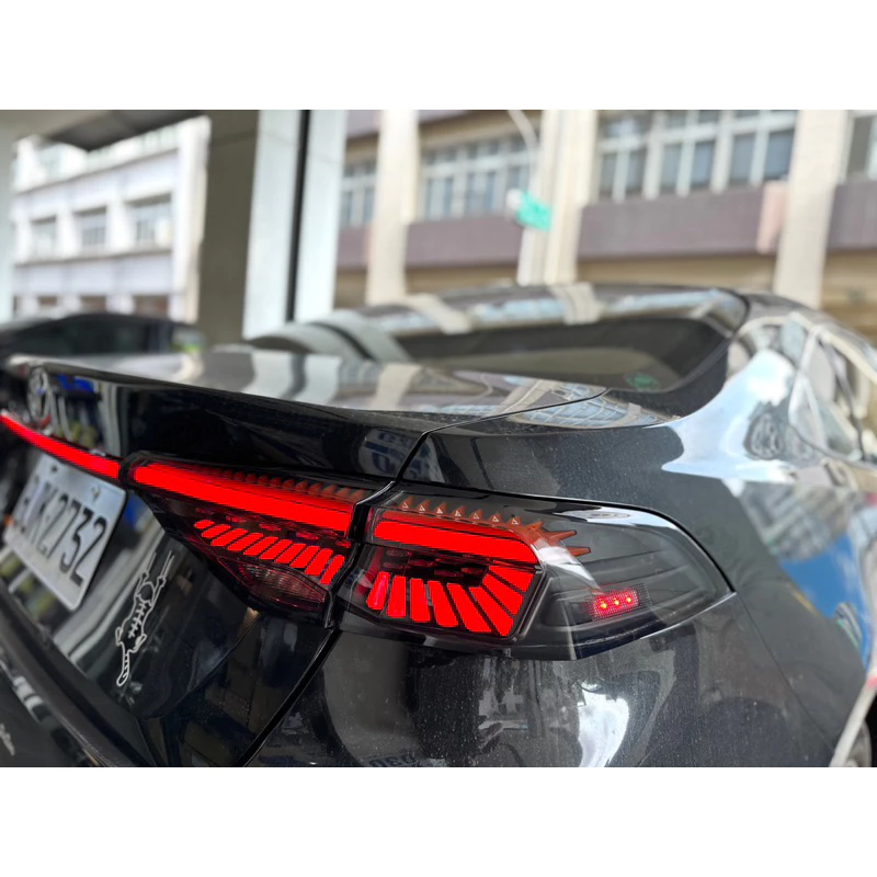 全新 ALTIS 12代 2019 2020 年 全紅 燻黑 LED 動態 跑馬 光柱尾燈 不含貫穿燈