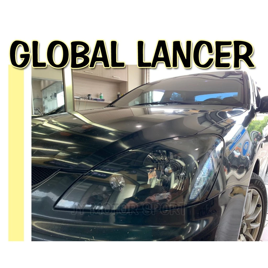 全新 三菱 LOBAL LANCER VIRAGE 03-07 晶鑽 黑框 大燈 一顆1550元