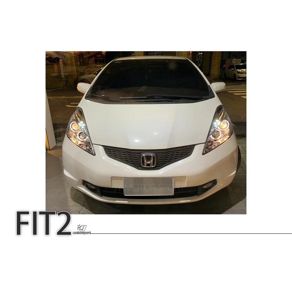全新 HONDA FIT 2008 2009 2010 08 09 10年 晶鑽 燈眉版 光圈魚眼 大燈
