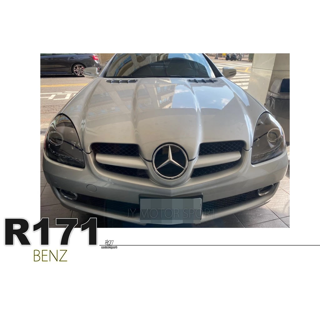 全新 賓士 BENZ SLK R171 黑框 類 R8 DRL 魚眼 大燈 頭燈 實車照