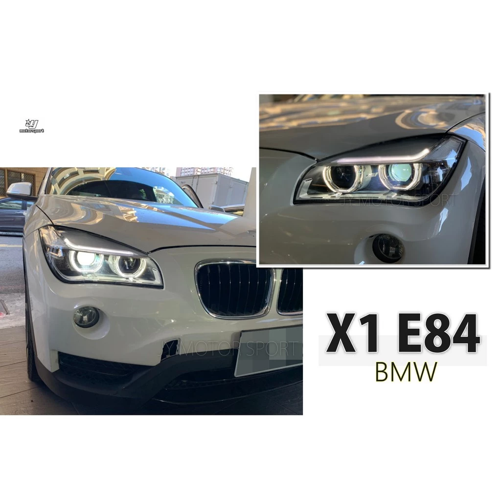 全新 BMW X1 E84 2011-2015 低階升級高階 LED 導光 光圈 魚眼 大燈 美規用 含HID燈管