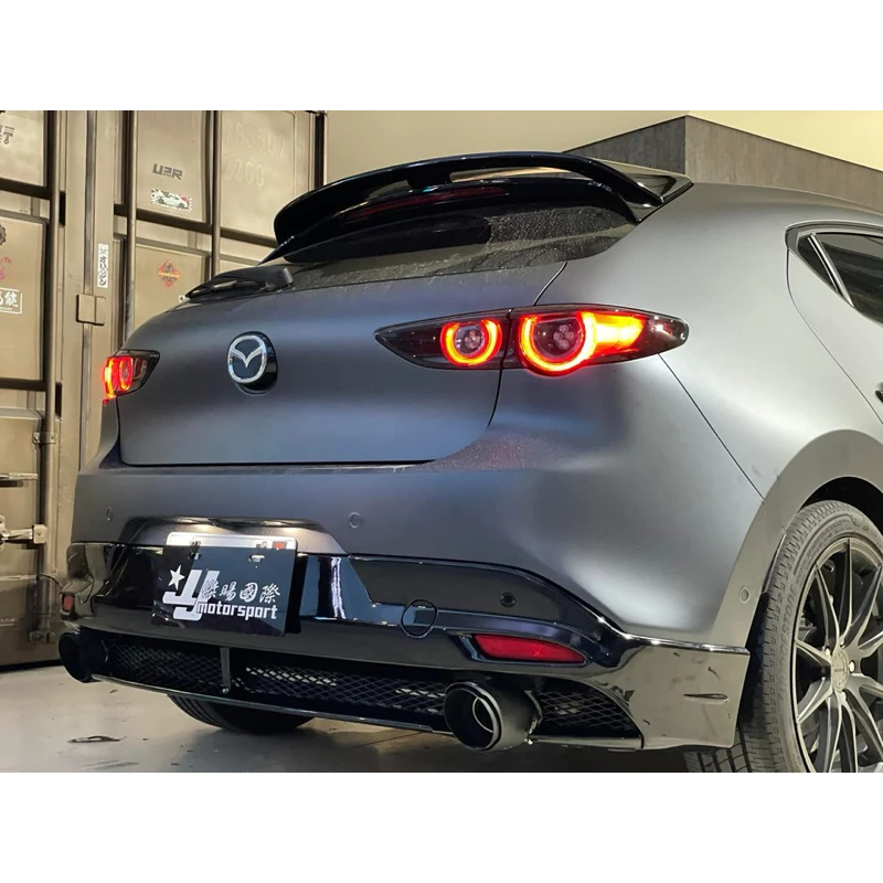 全新 馬自達 MAZDA3 馬3 5門 5D 19 20 年 MZ 版 亮黑 前下巴 側裙 後下巴 空力套件