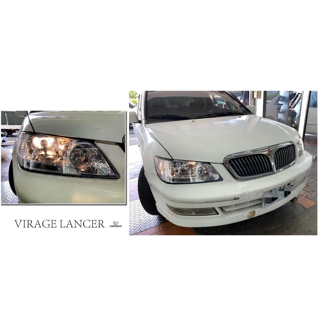 全新 三菱 VIRAGE LANCER 01 02 年 晶鑽 / 黑框 頭燈 大燈 一邊1500元