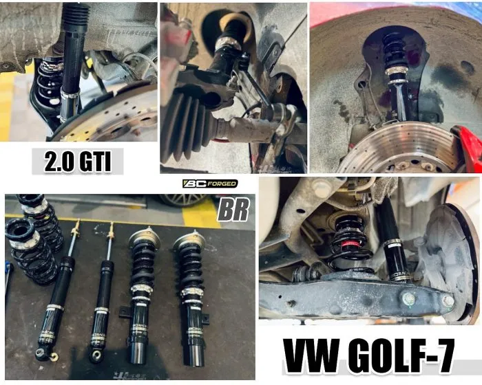 全新 VW GOLF7 GOLF 7代 GTI 2.0 BC BR 避震器 TYPE 30段阻尼高低軟硬可調