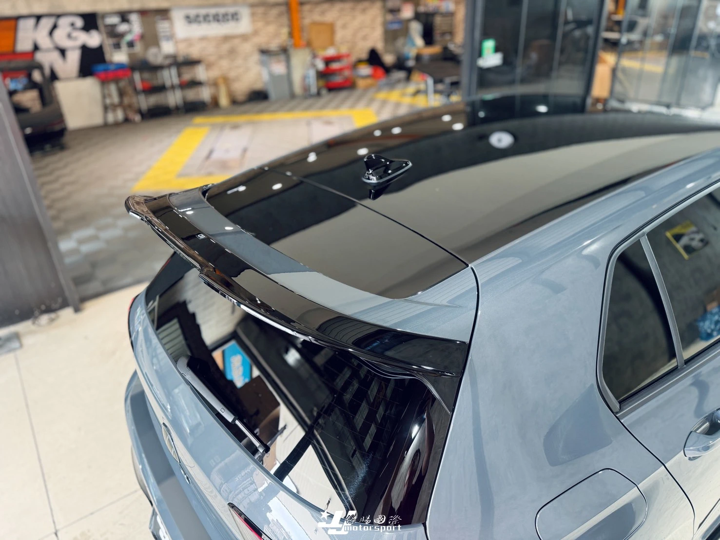 全新 福斯 GOLF 8.5 8.5代 R 短版 專用 MD Maxton Design V.2 亮黑 尾翼 鴨尾