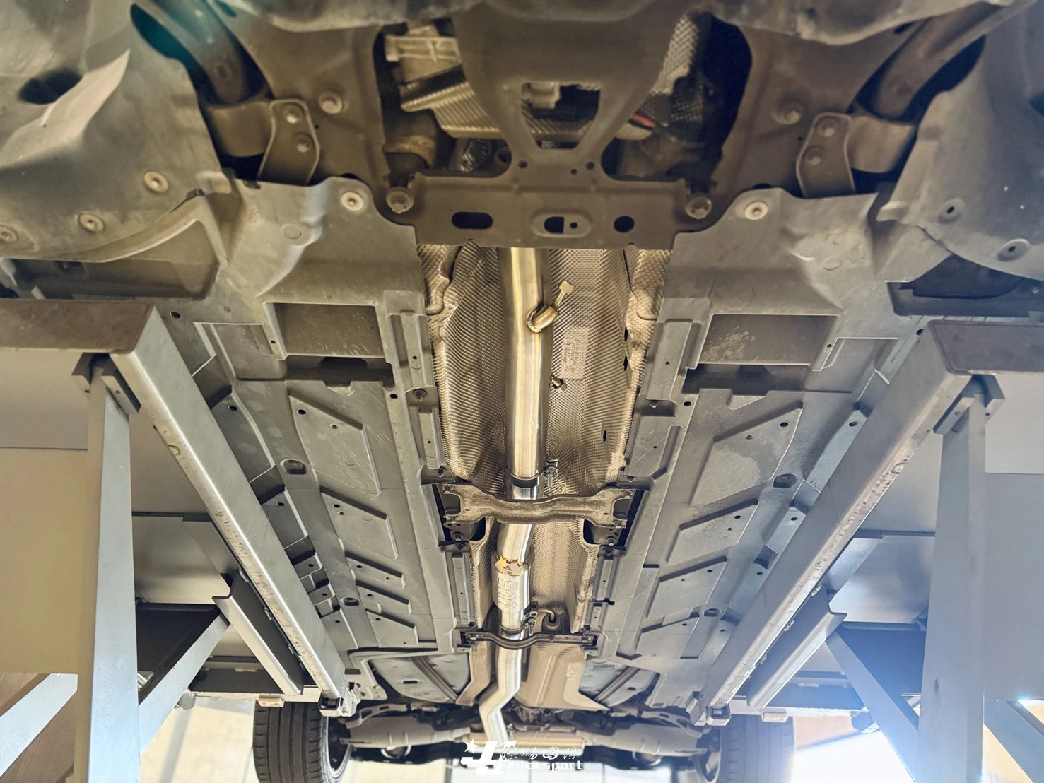 全新 賓士 BENZ W177 A35 升級  VVS 排氣管 中尾段+遙控閥門