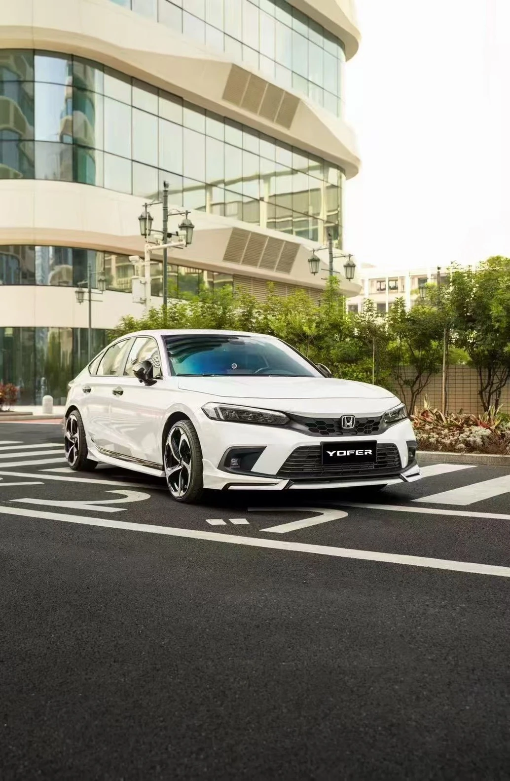 全新 HONDA CIVIC11 喜美11代 2023- YF樣式 YOFER 前下巴 側裙 後下巴 亮黑