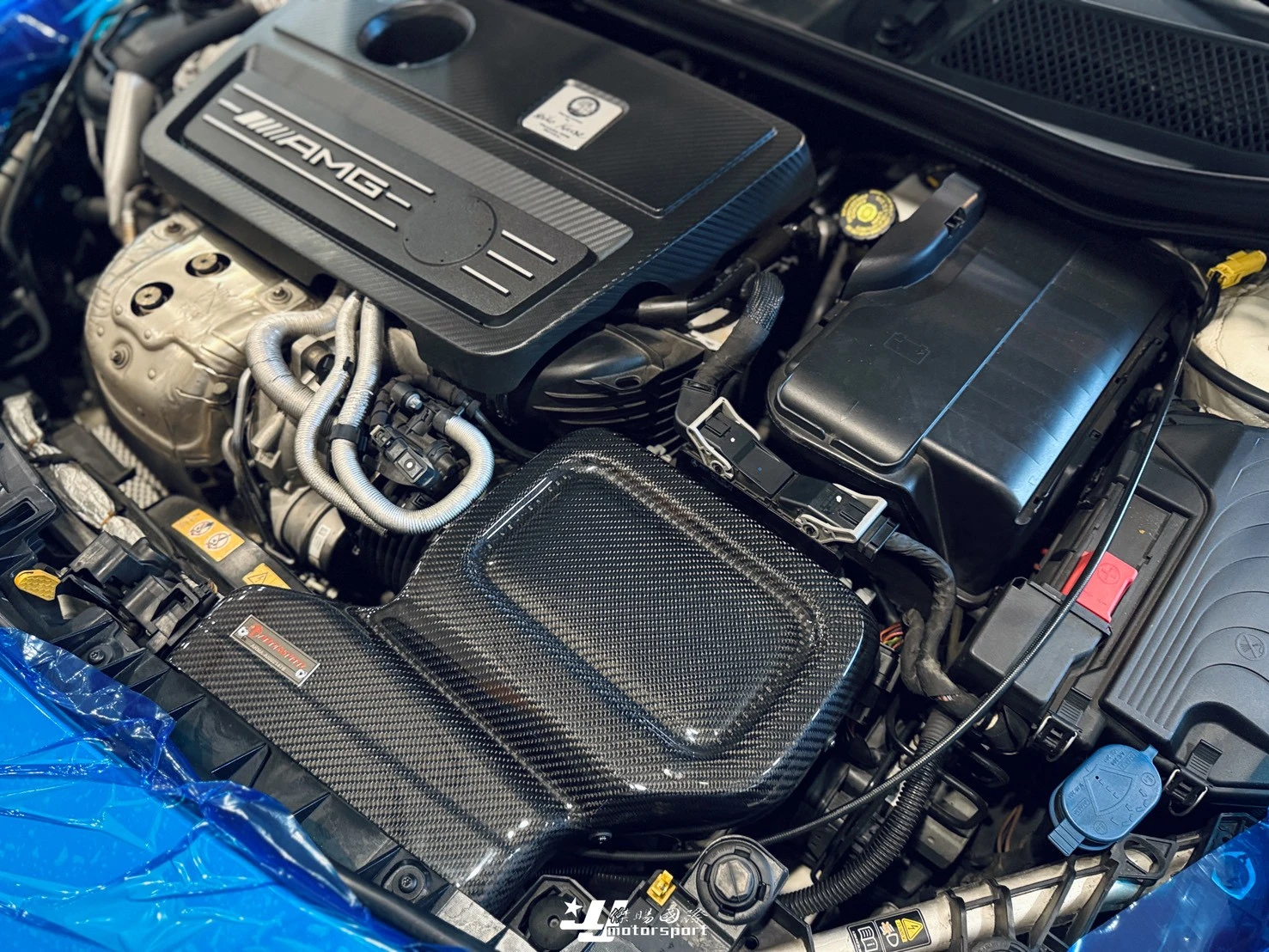 全新 BENZ W117 CLA45 W176 A45 ARMA SPEED 碳纖維 卡夢 進氣套件