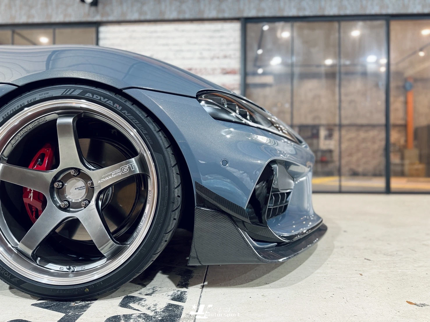 全新 TOYOTA GR SUPRA A90 ADRO 乾式碳纖維 前保桿風刀 前保 風刀