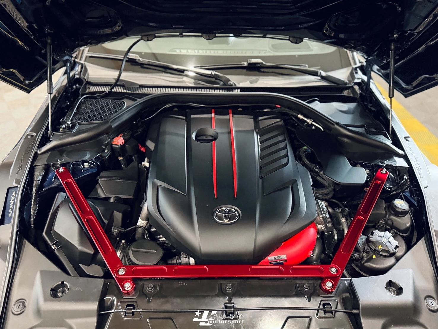 全新 TOYOTA SUPRA A90 GR B58 FTP 渦輪管 強化渦輪管 紅色