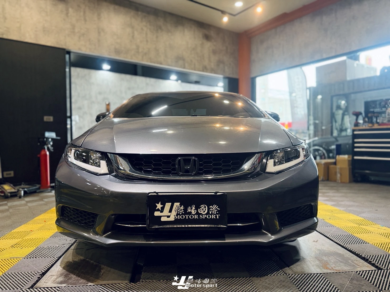 全新 HONDA 喜美九代 CIVIC 9代 2013 2014- CIVIC9 K14 黑框 R8燈眉 魚眼 大燈