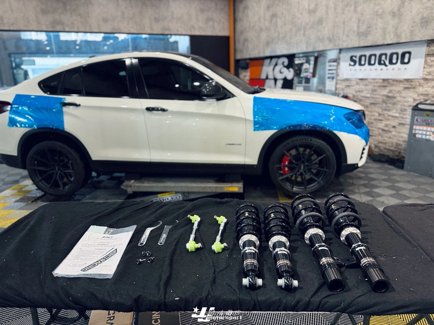 全新 寶馬 BMW X4 F26 14+ BC BR TYPE 30段阻尼 高低軟硬可調 避震器