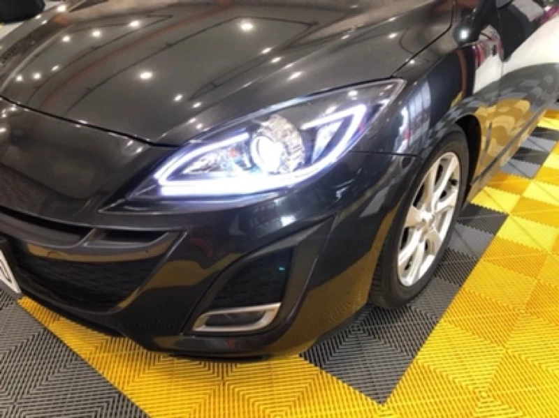 MAZDA3 馬自達3 09 10 11 12 年 黑框 光條 R8款 魚眼 大燈