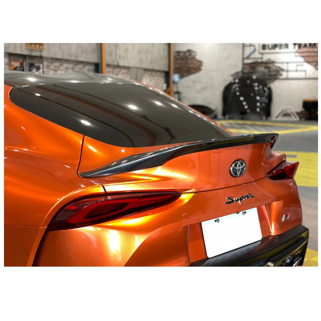 全新 TOYOTA A90 SUPRA 牛魔王 TRD 款 碳纖維 卡夢 CARBON 尾翼