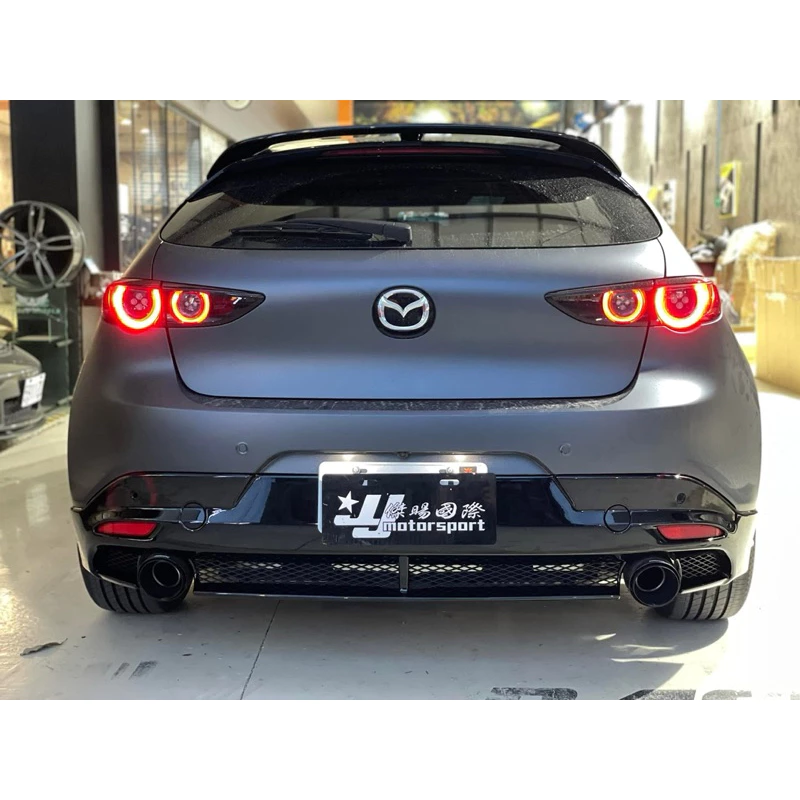 全新 馬自達 MAZDA3 馬3 5門 5D 19 20 年 MZ 版 亮黑 前下巴 側裙 後下巴 空力套件