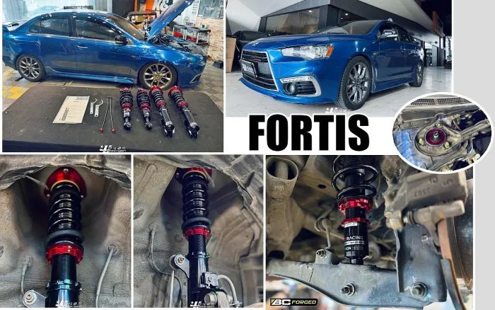全新 LANCER FORTIS BC 避震器 V1 DESIGN 30段阻尼 高低軟硬 可調