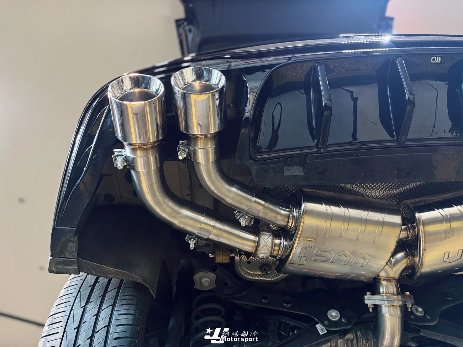 全新 福斯 VW TIGUAN 地瓜 2021- R包專用 升級 VVS 排氣管 中尾段 + 遙控閥門 排氣管