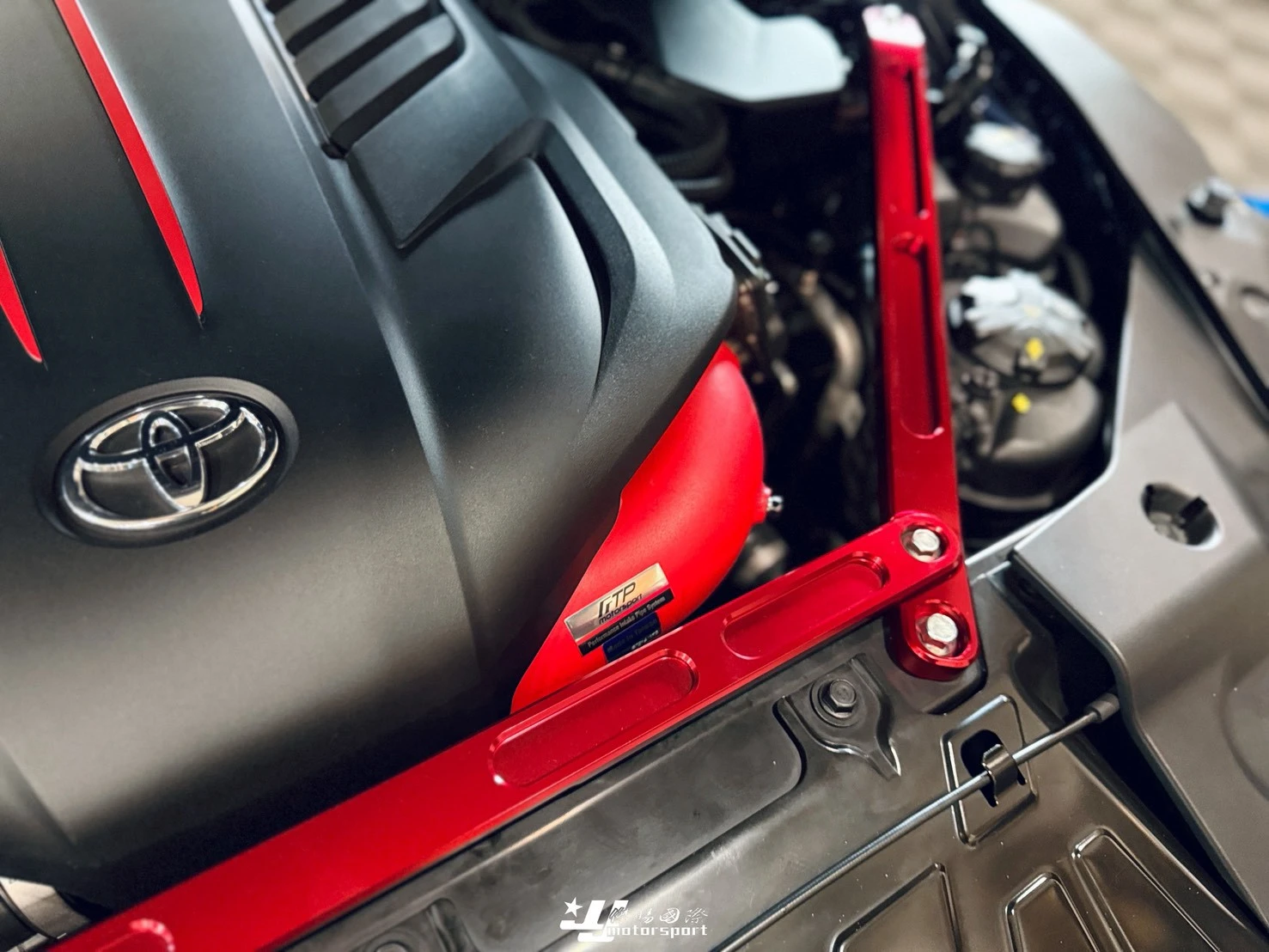 全新 TOYOTA SUPRA A90 GR B58 FTP 渦輪管 強化渦輪管 紅色