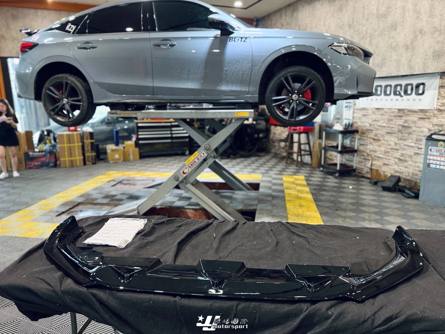 全新HONDA 喜美11代 CIVIC 11代 小改款 尊榮升級 日本 BLITZ RS 前下巴 素材 ABS
