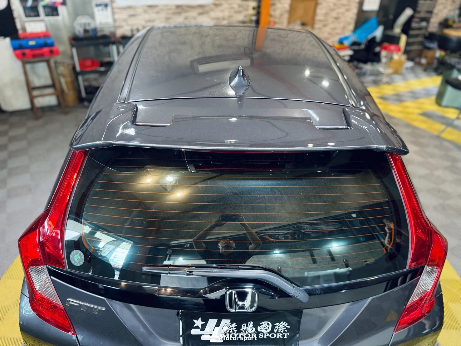 全新實車 HONDA FIT 14 15 16 17 18 年 3代 3.5代 RS版 尾翼 含烤漆