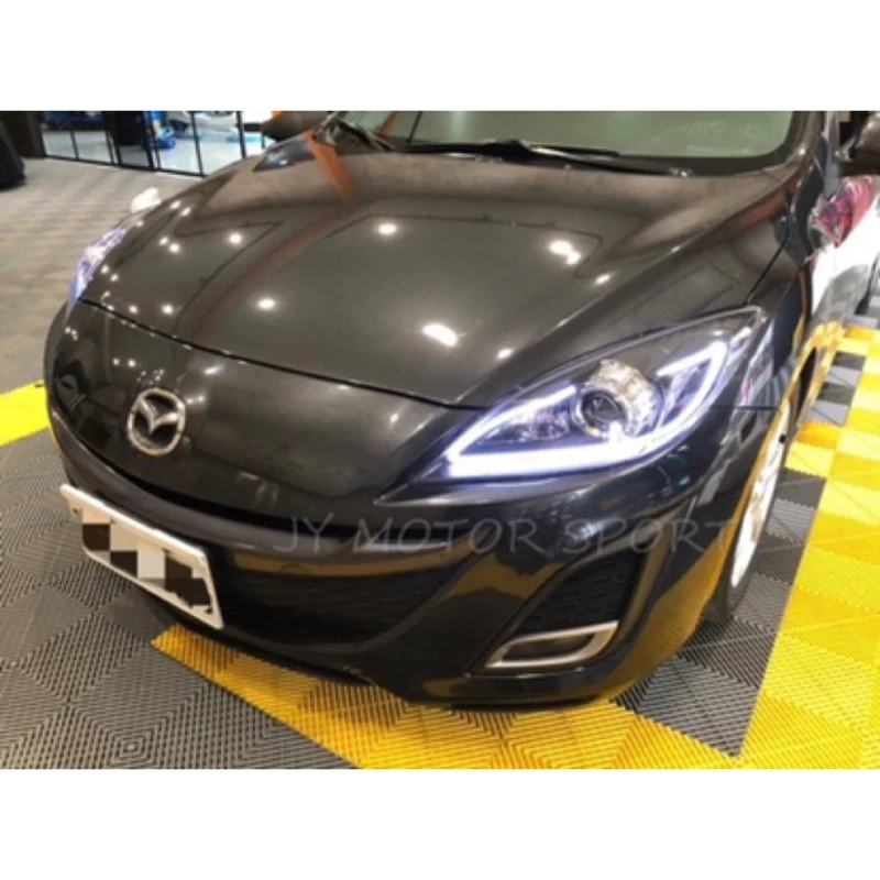 MAZDA3 馬自達3 09 10 11 12 年 黑框 光條 R8款 魚眼 大燈